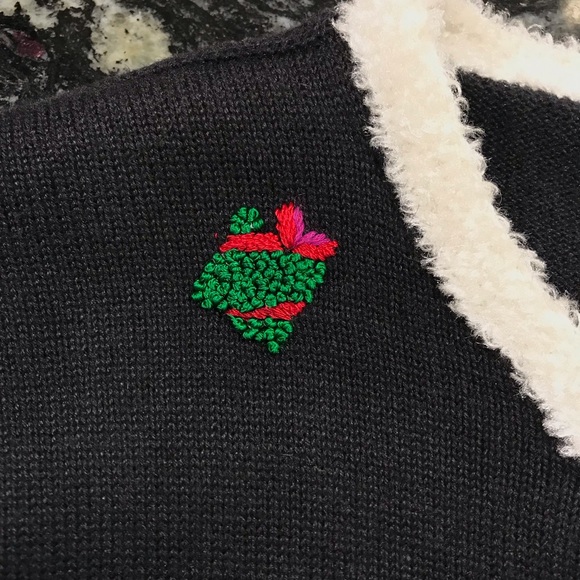 Vintage Michael Simon Christmas Cardigan ~ Women’s Large - Picture 9 of 12